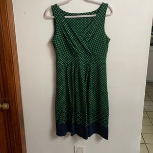 Lands end polka dot dress